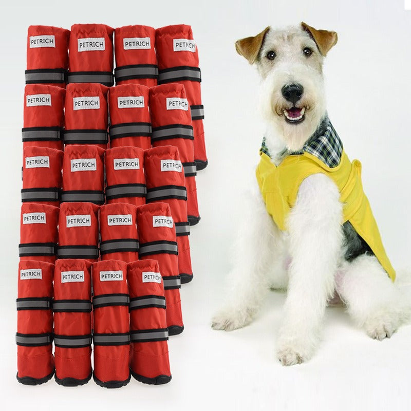 Leg Protecting Windproof Dog Snow Boots