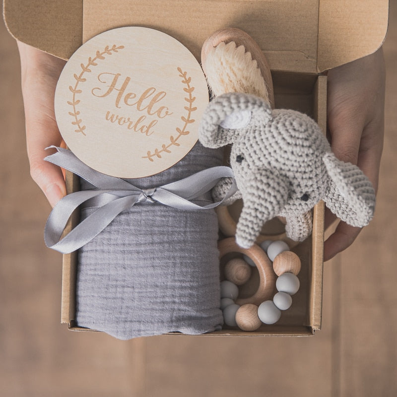 Newborn Bath Toy Set Gifts Box