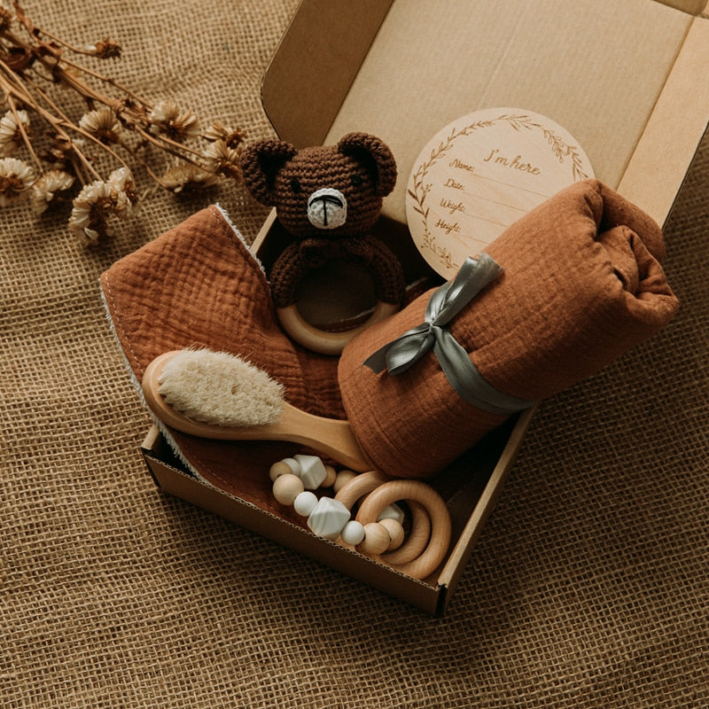 Newborn Bath Toy Set Gifts Box