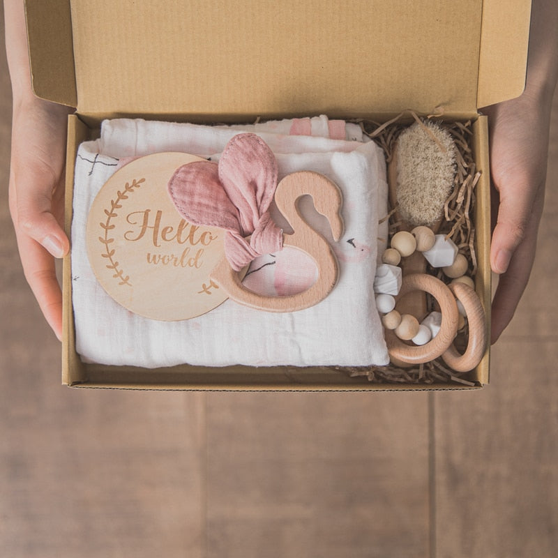 Newborn Bath Toy Set Gifts Box