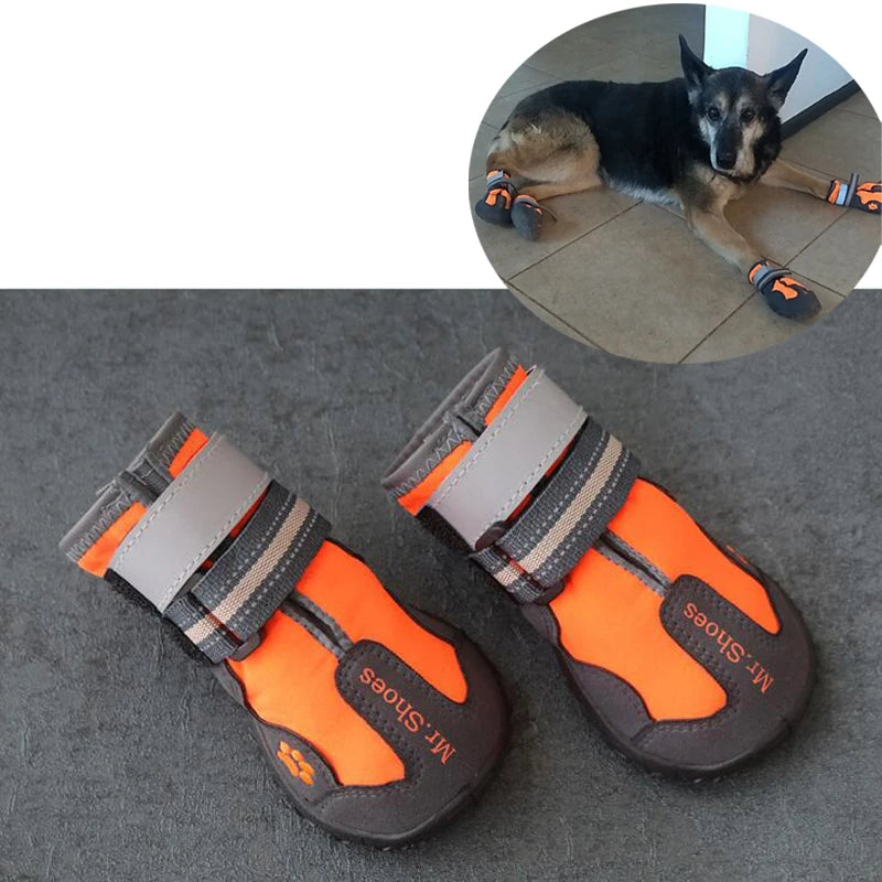 Durable Waterproof Reflective Slide-Resistent Dog Boots