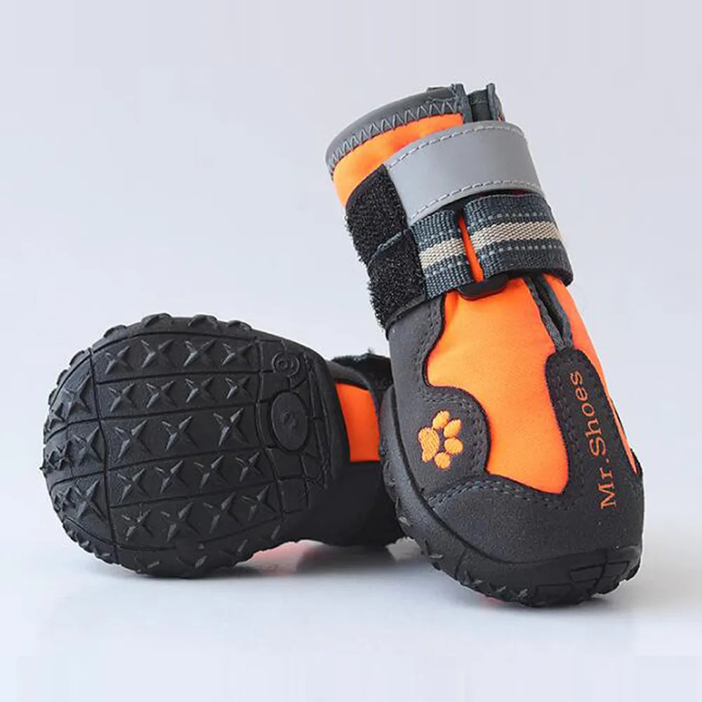 Durable Waterproof Reflective Slide-Resistent Dog Boots