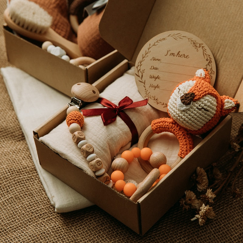 Newborn Bath Toy Set Gifts Box