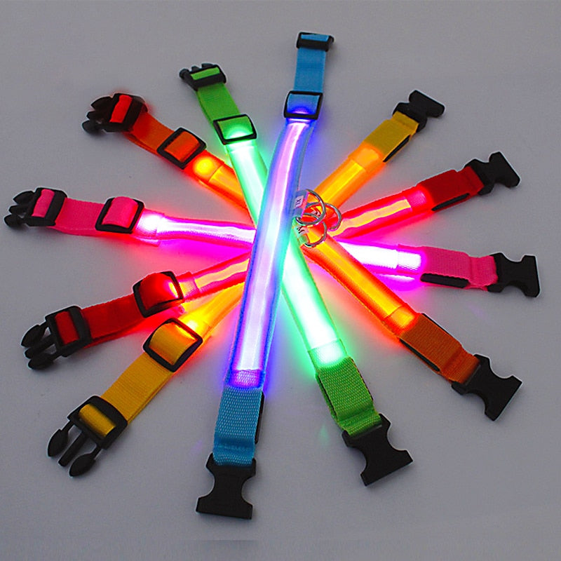 LED Glowing Dog Rechargeable Collar