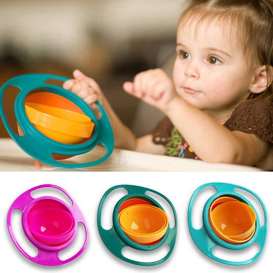 360 Rotate Universal Spill-Proof Bowl